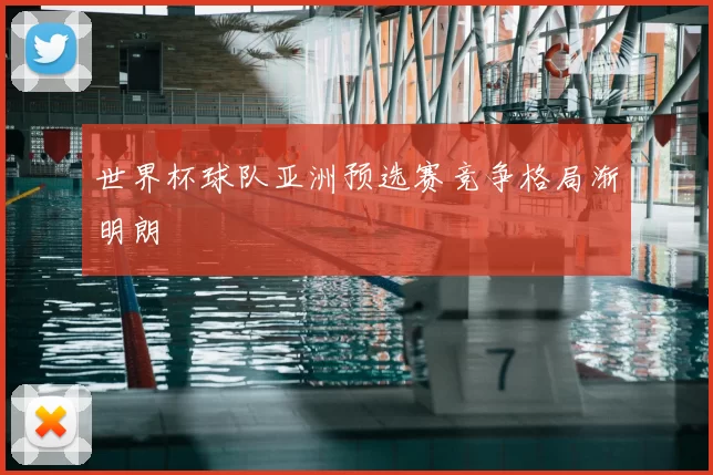世界杯球队亚洲预选赛竞争格局渐明朗