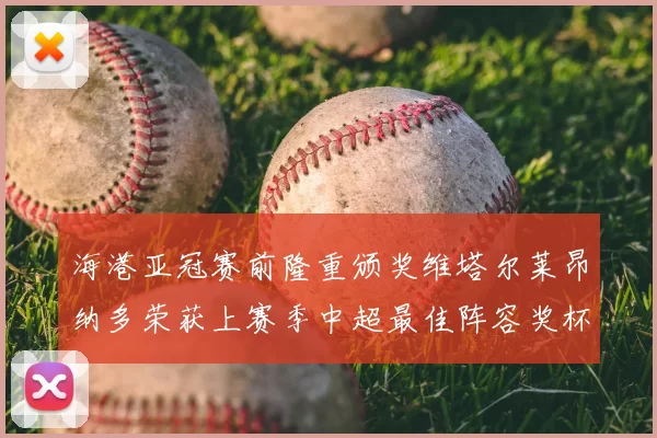 海港亚冠赛前隆重颁奖维塔尔莱昂纳多荣获上赛季中超最佳阵容奖杯