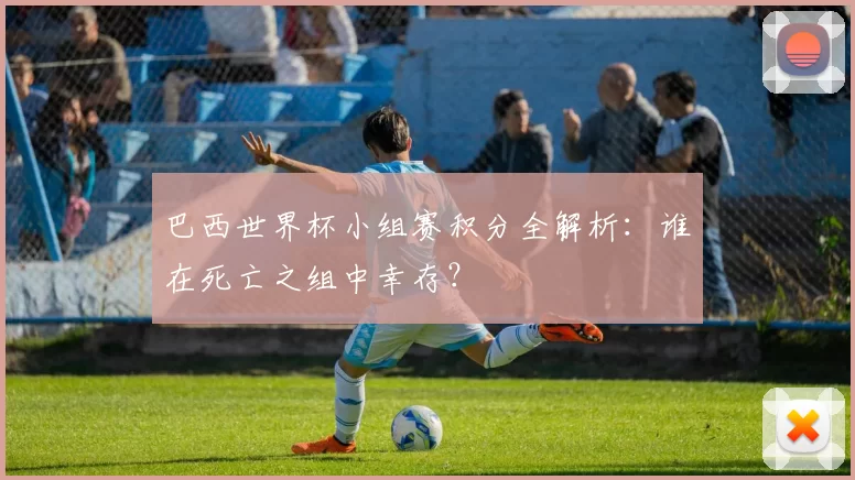 巴西世界杯小组赛积分全解析：谁在死亡之组中幸存？